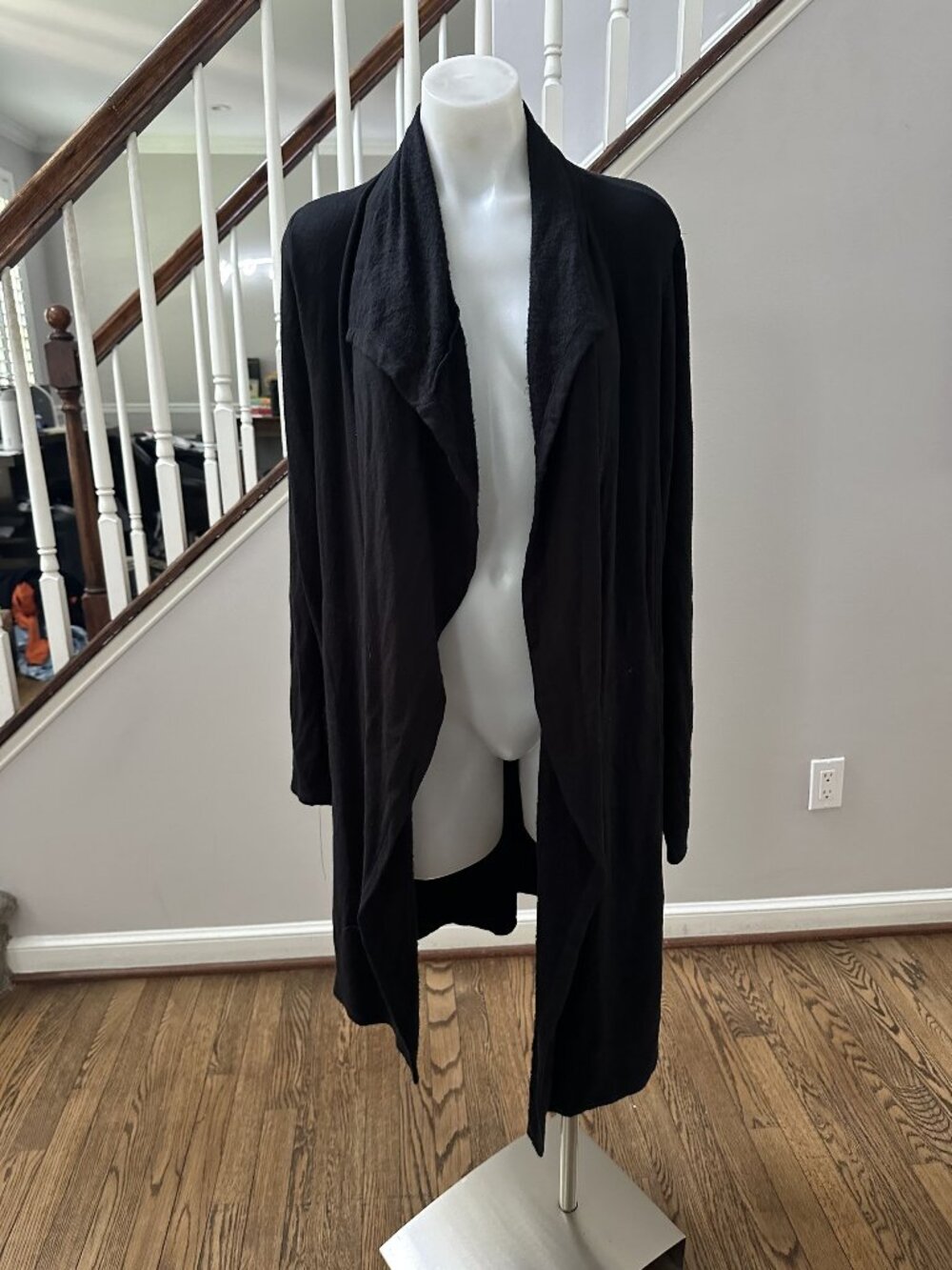 Splits 59 Black Open Front Cardigan Size S